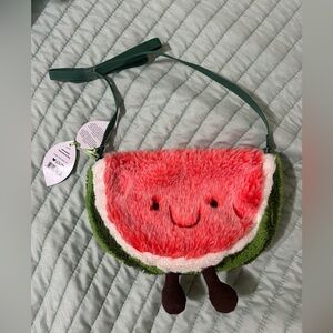 Jellycat watermelon bag